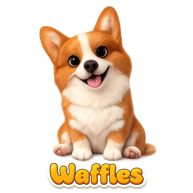 Corgi cartoon
